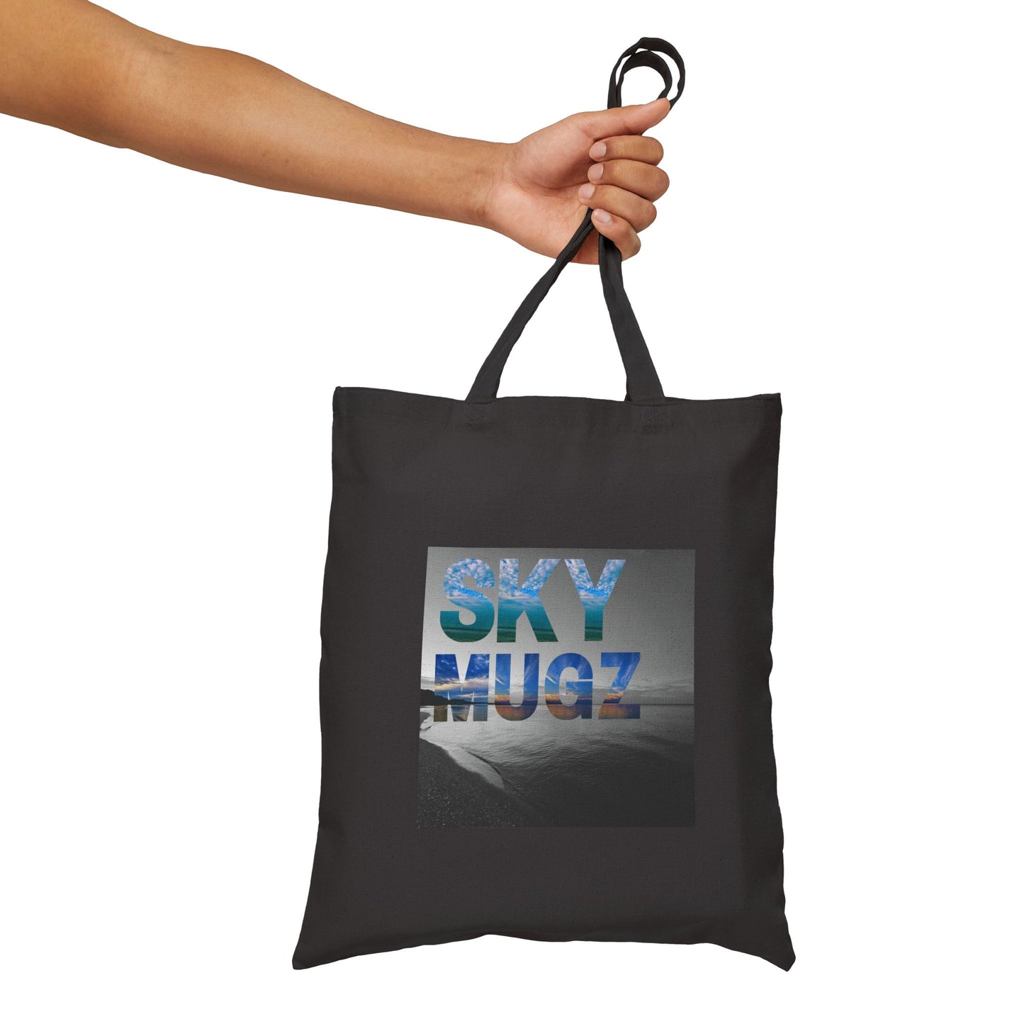 Sunset Sky Canvas Tote — "Sky High" Photo Print Cotton Bag