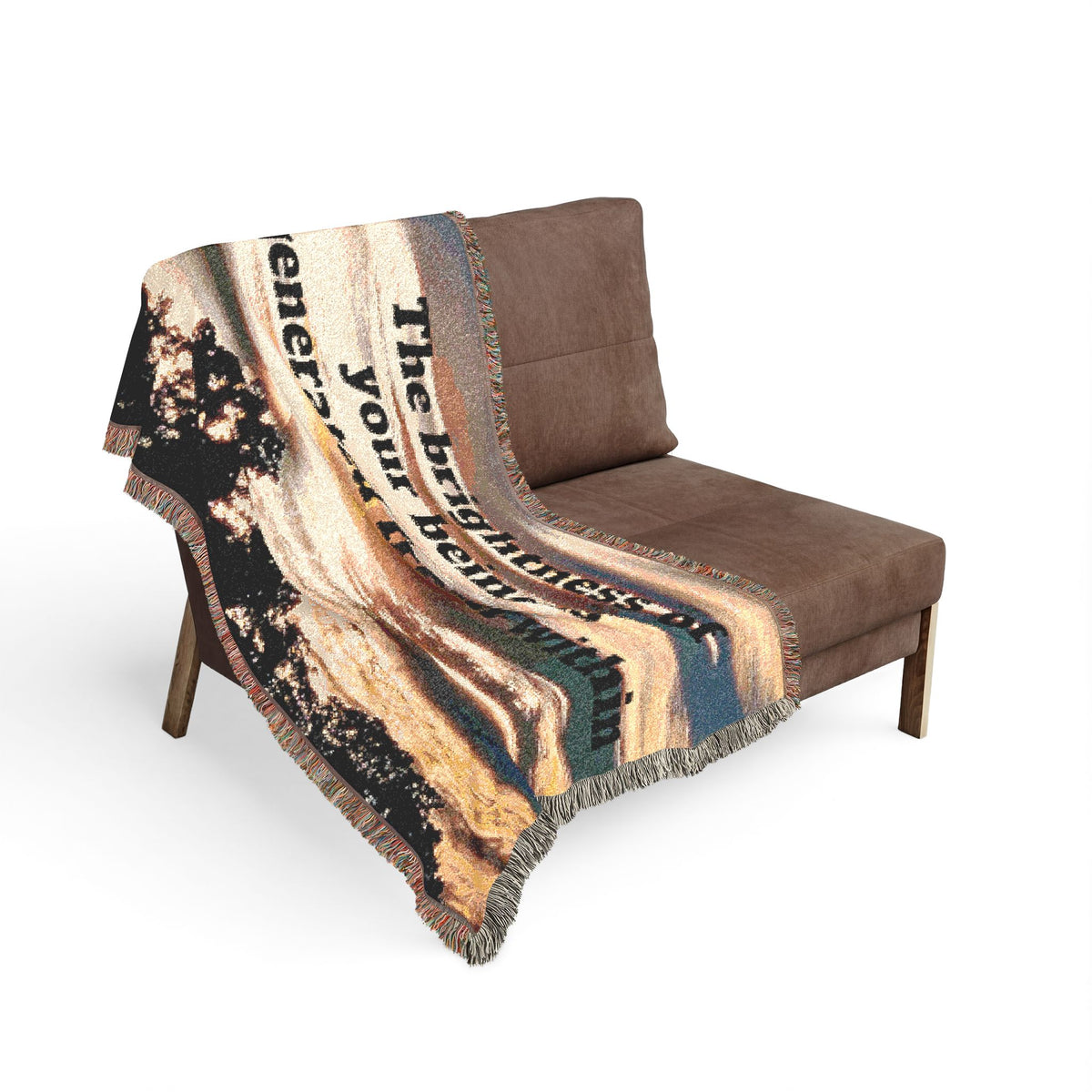 Sunset Photography Woven Throw Blanket