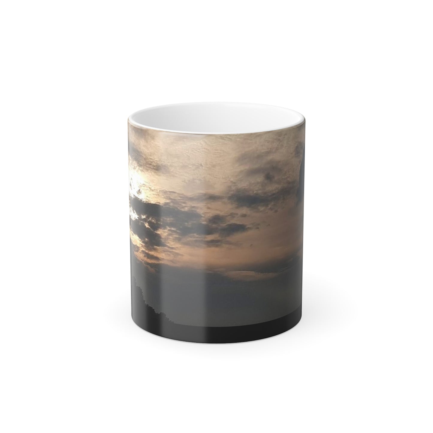 Peaking Over The Clouds, Color Changing Mug