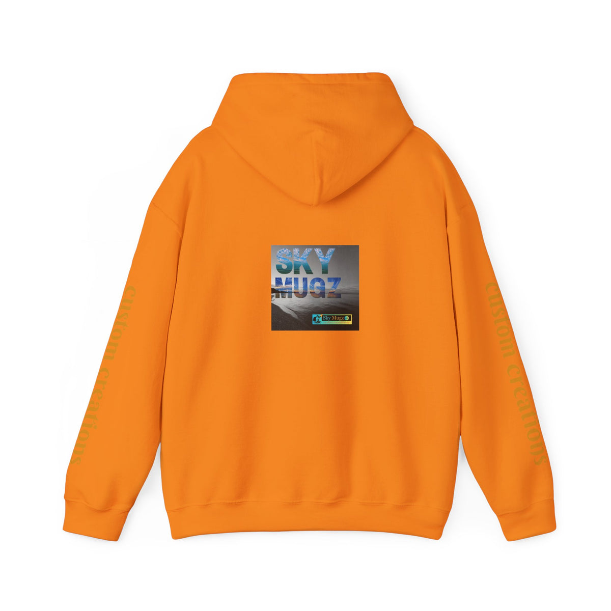 Blue Water Globe Droplet Graphic Hoodie