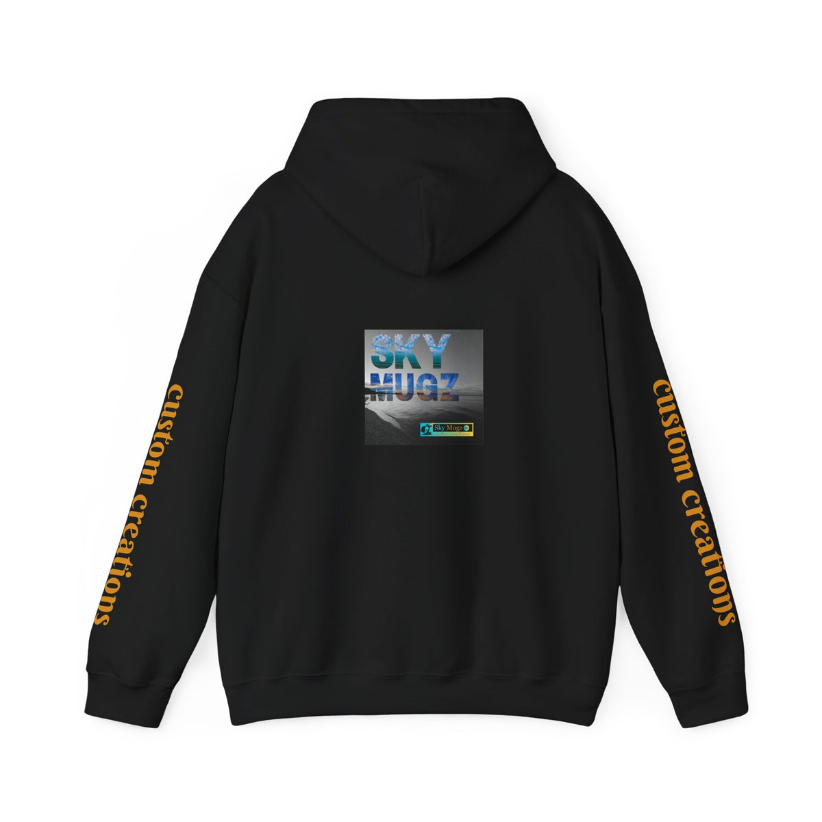 Blue Water Globe Droplet Graphic Hoodie