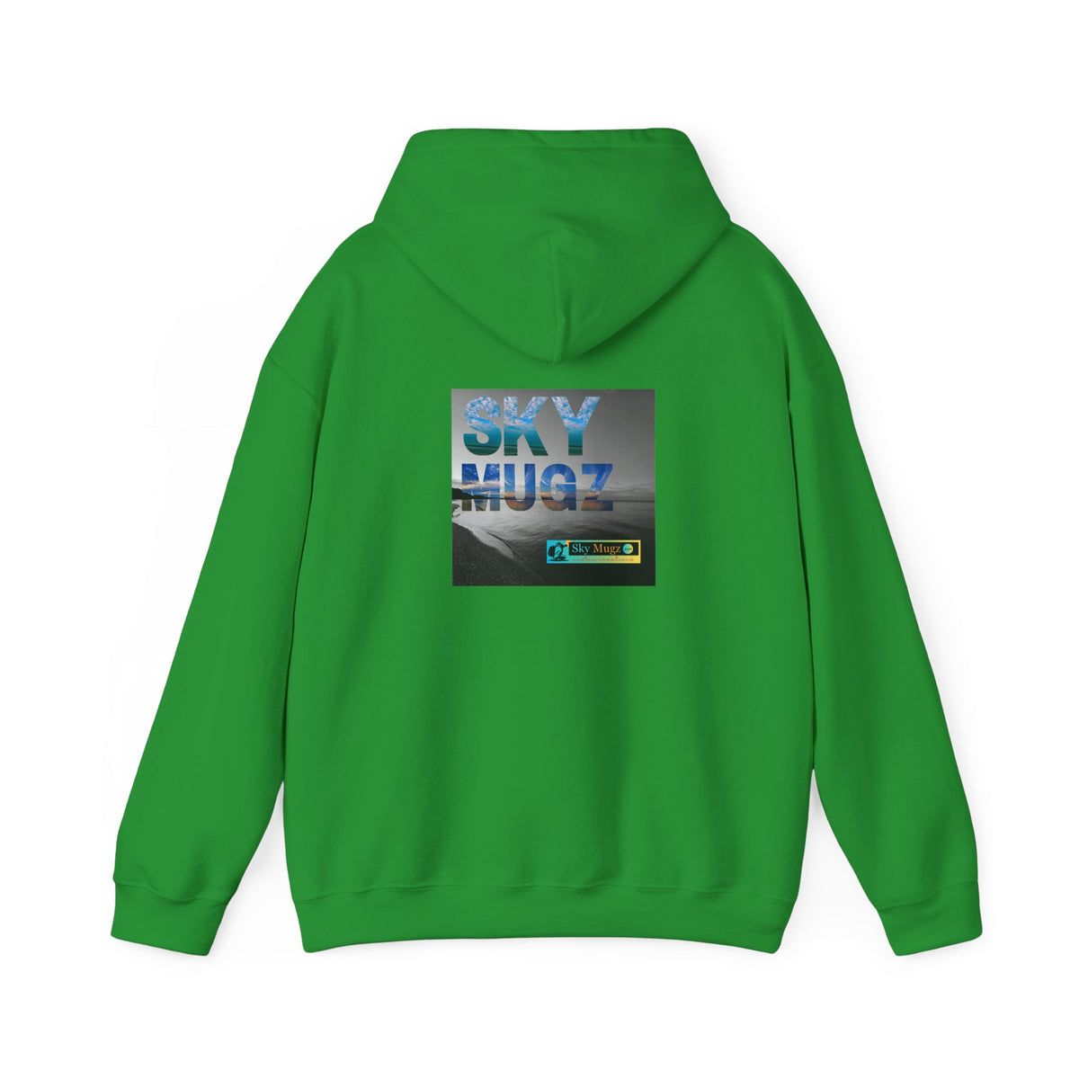 Blue Water Globe Droplet Graphic Hoodie