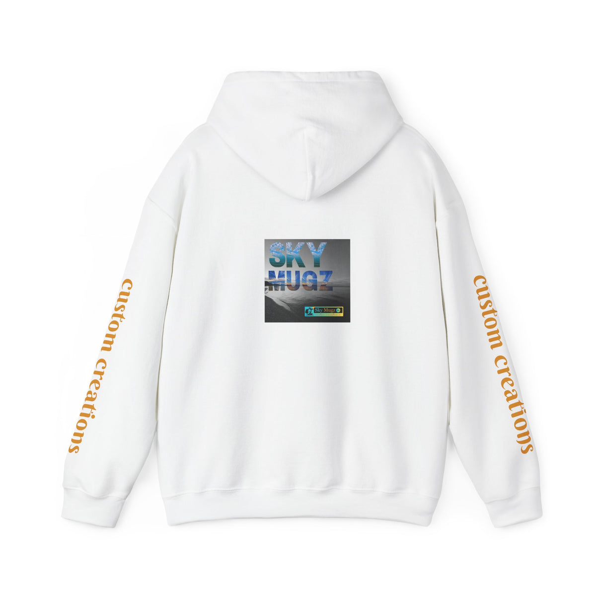 Blue Water Globe Droplet Graphic Hoodie