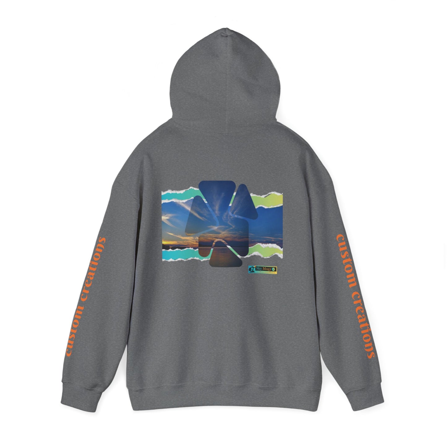 Aztec Pyramid Sunset Hoodie — Retro Pyramid Aztec Sunset Design