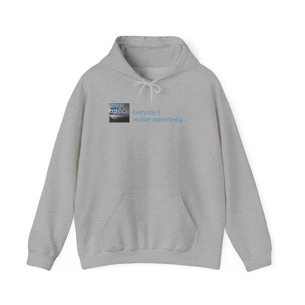 Painterly Sunset Over Water Graphic Hoodie