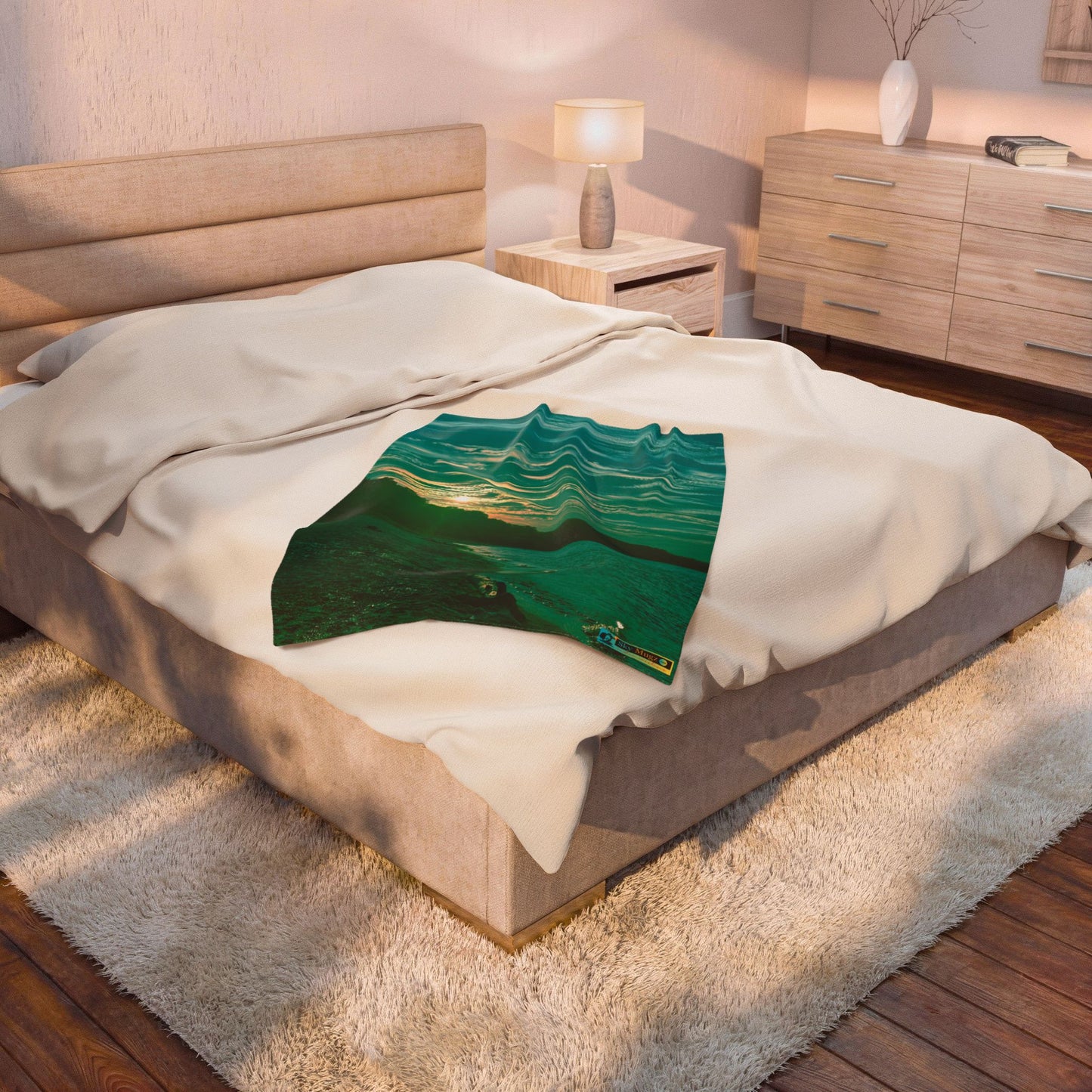 Painted Stark Harmony, Velveteen Plush Blanket