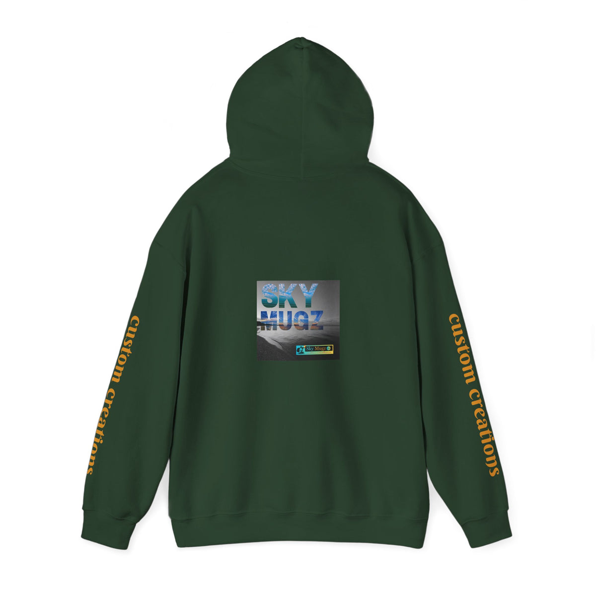 Blue Water Globe Droplet Graphic Hoodie
