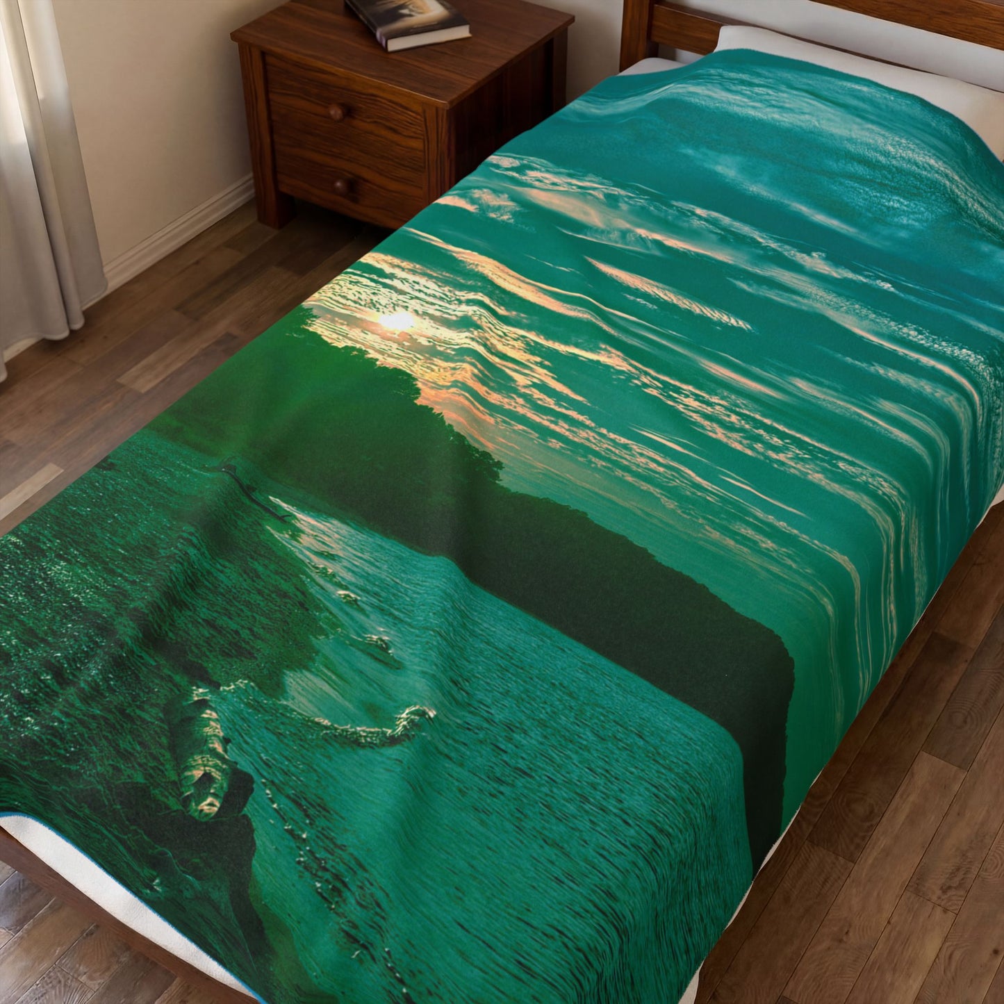 Painted Stark Harmony, Velveteen Plush Blanket