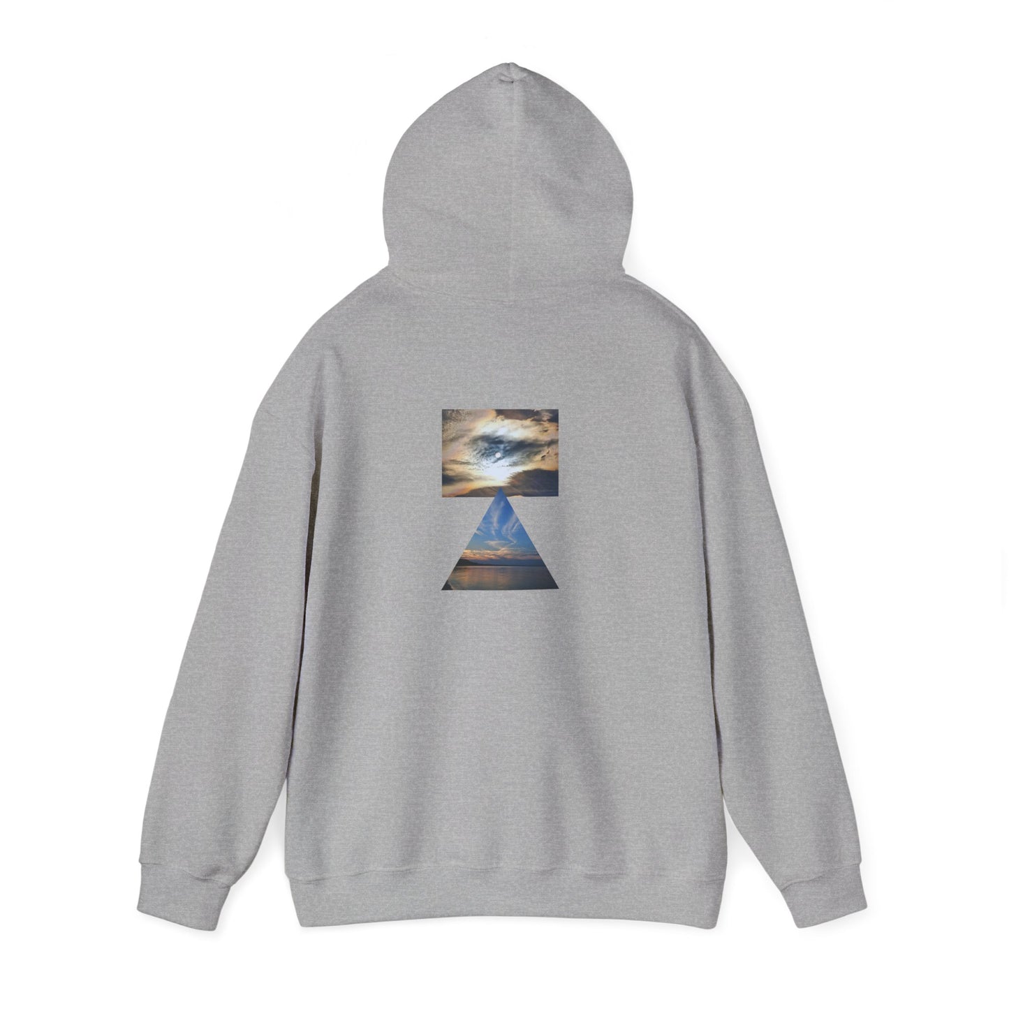 Sunset Horizon Block Letter Graphic Hoodie