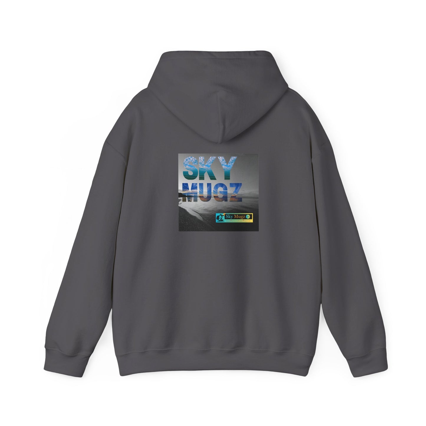 Blue Water Globe Droplet Graphic Hoodie