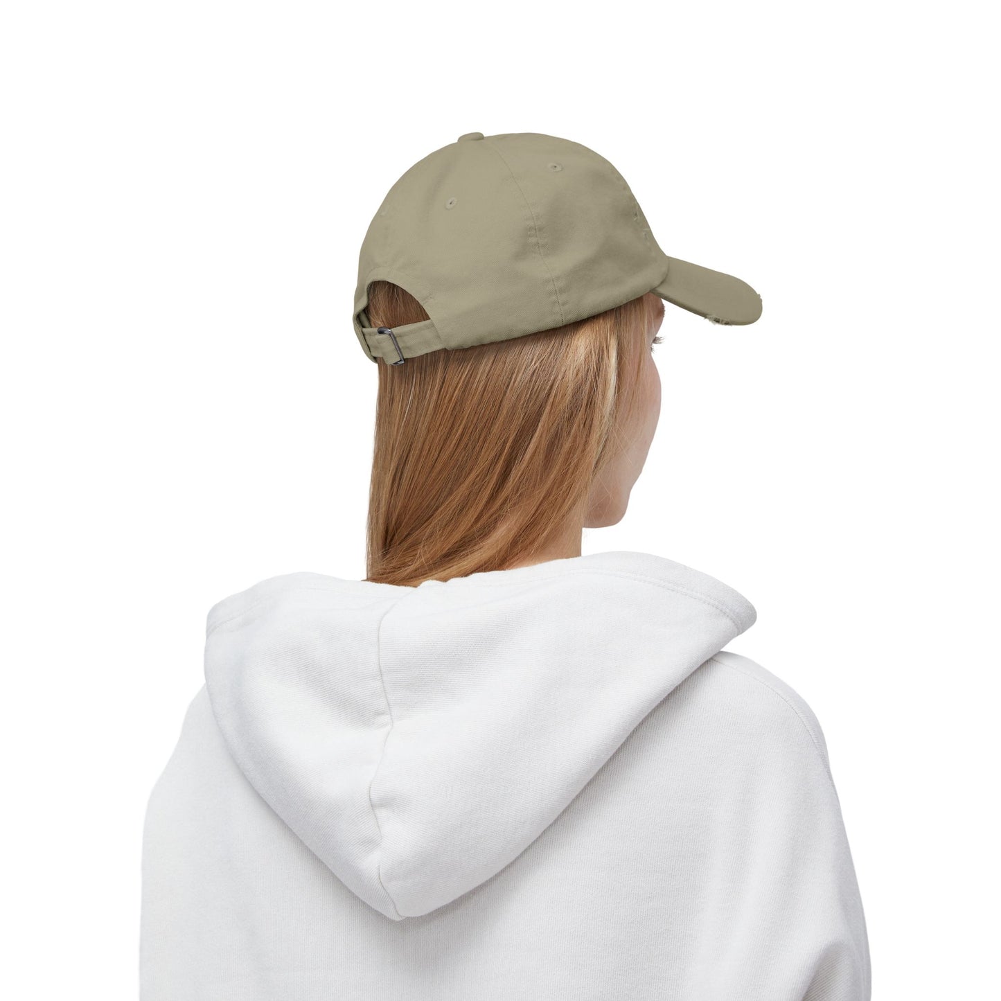 Distressed Sunset Cap — Vintage Solomons Chesapeake Panorama Dad Hat