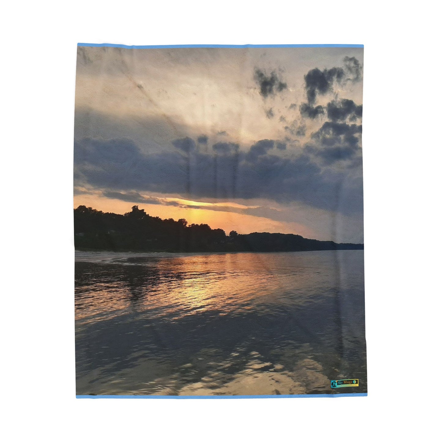 Moment Of Serene, Velveteen Plush Blanket
