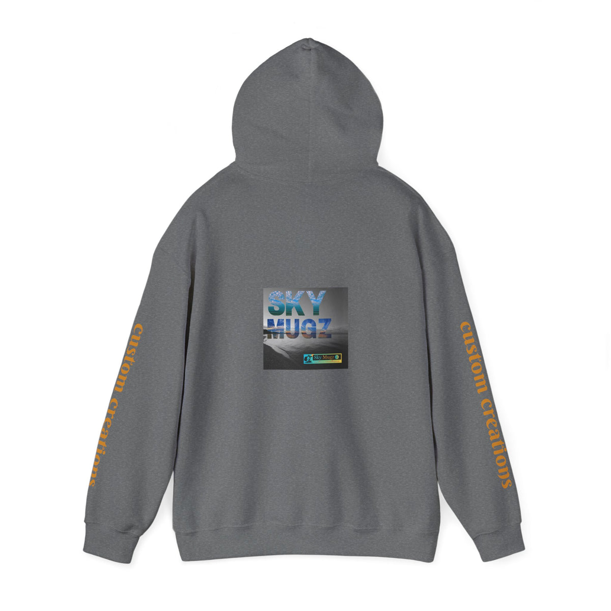 Blue Water Globe Droplet Graphic Hoodie