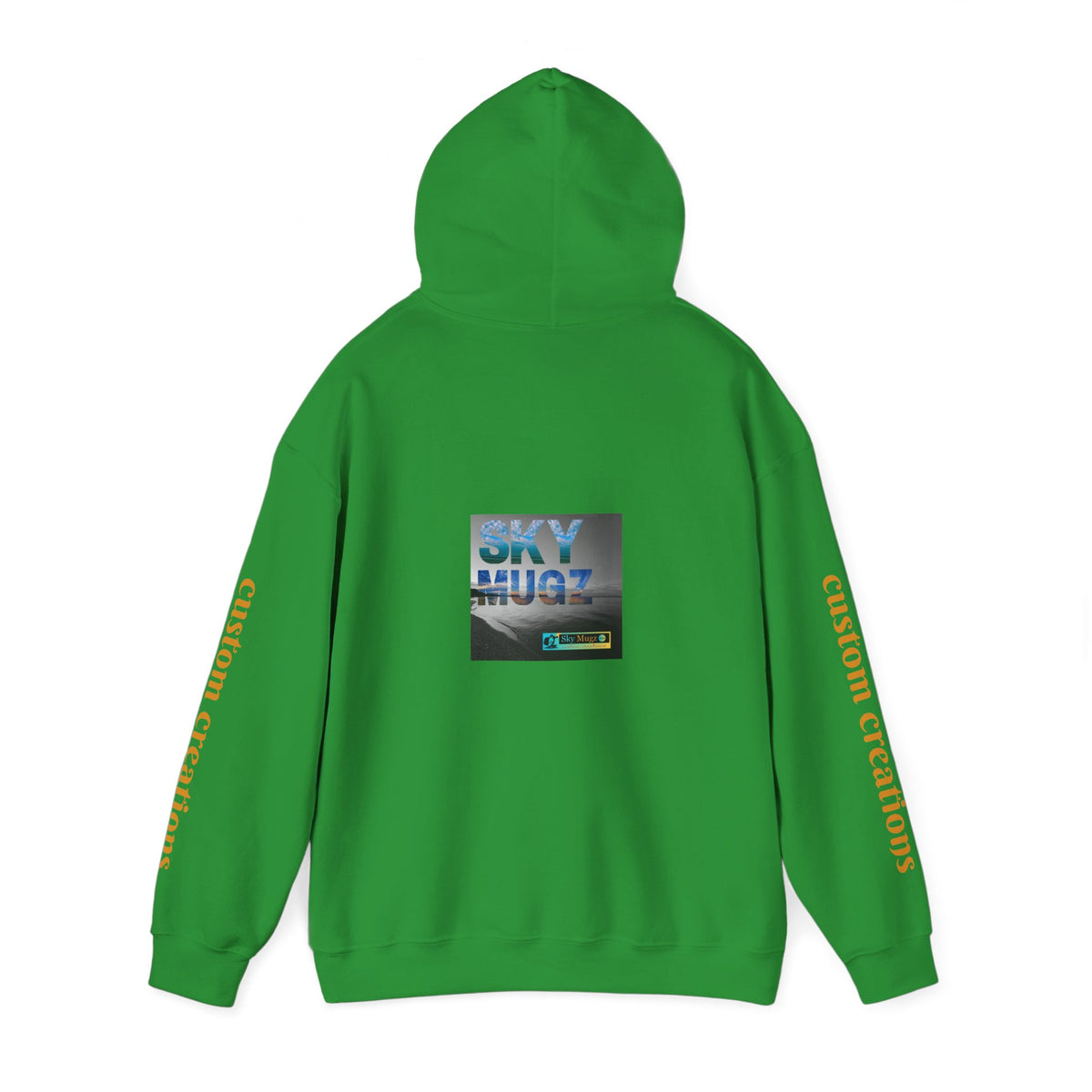 Blue Water Globe Droplet Graphic Hoodie