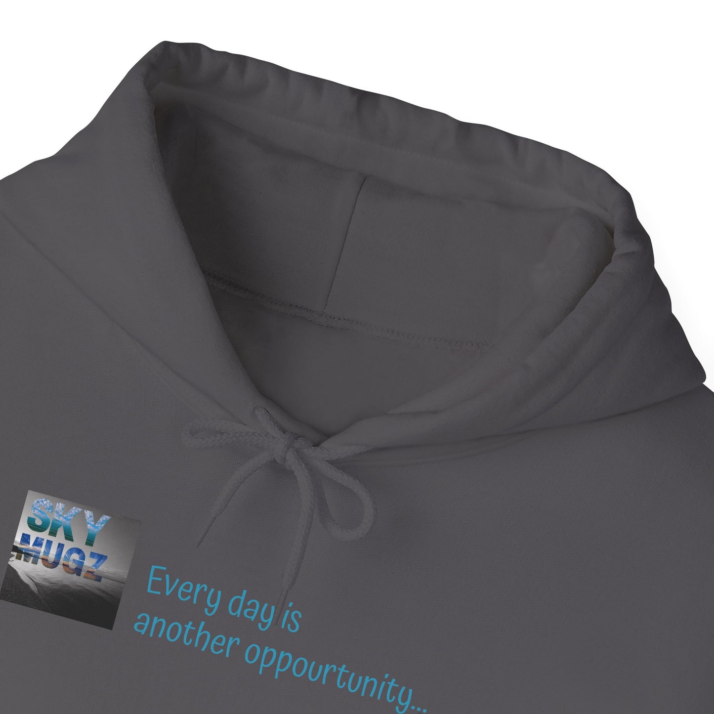 Sunset Cross Hoodie – 'Every day is another opportunity' Inspirational Graphic Hoodie