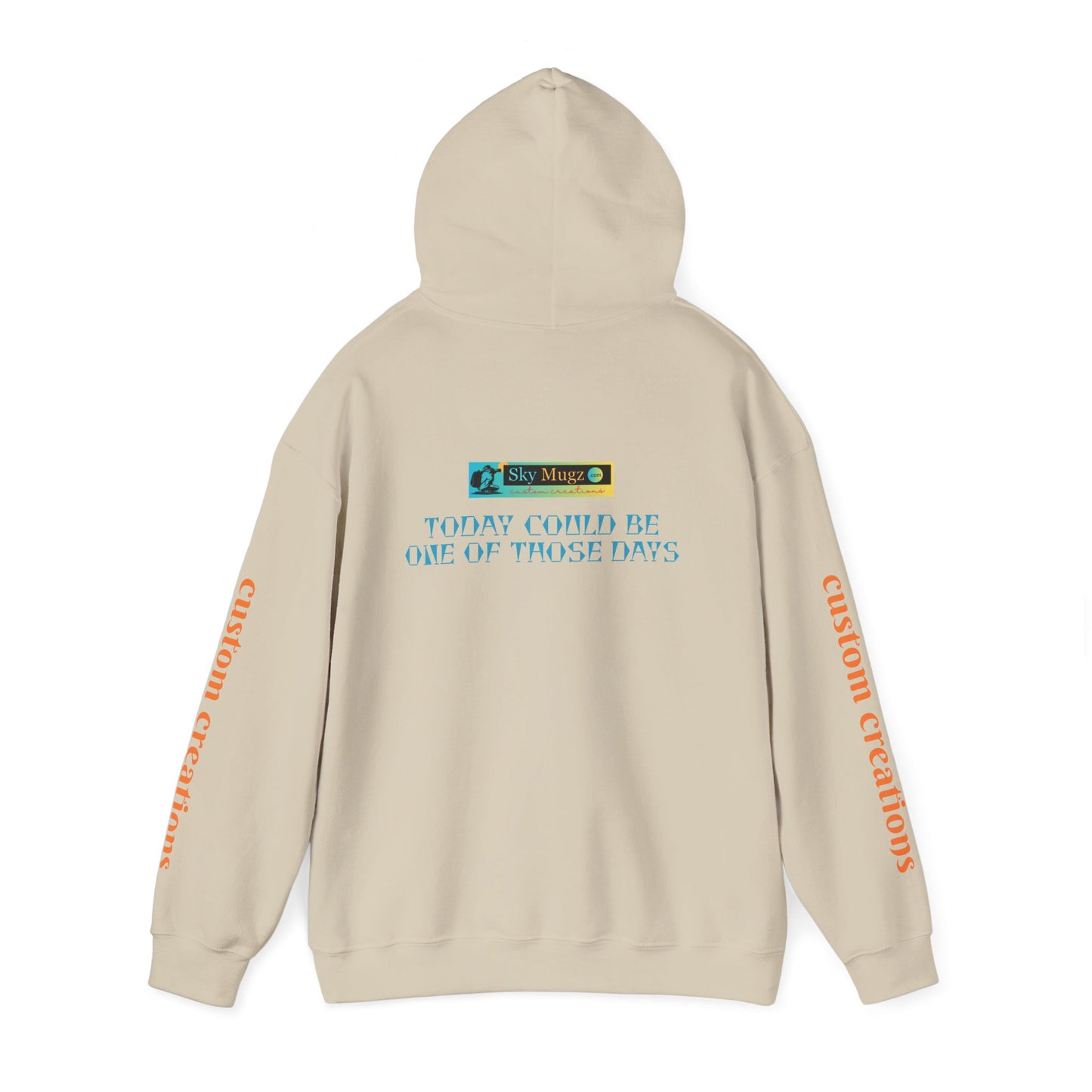 Retro Wave Hoodie — 'Today Could Be One of Those Days' Graphic Pullover