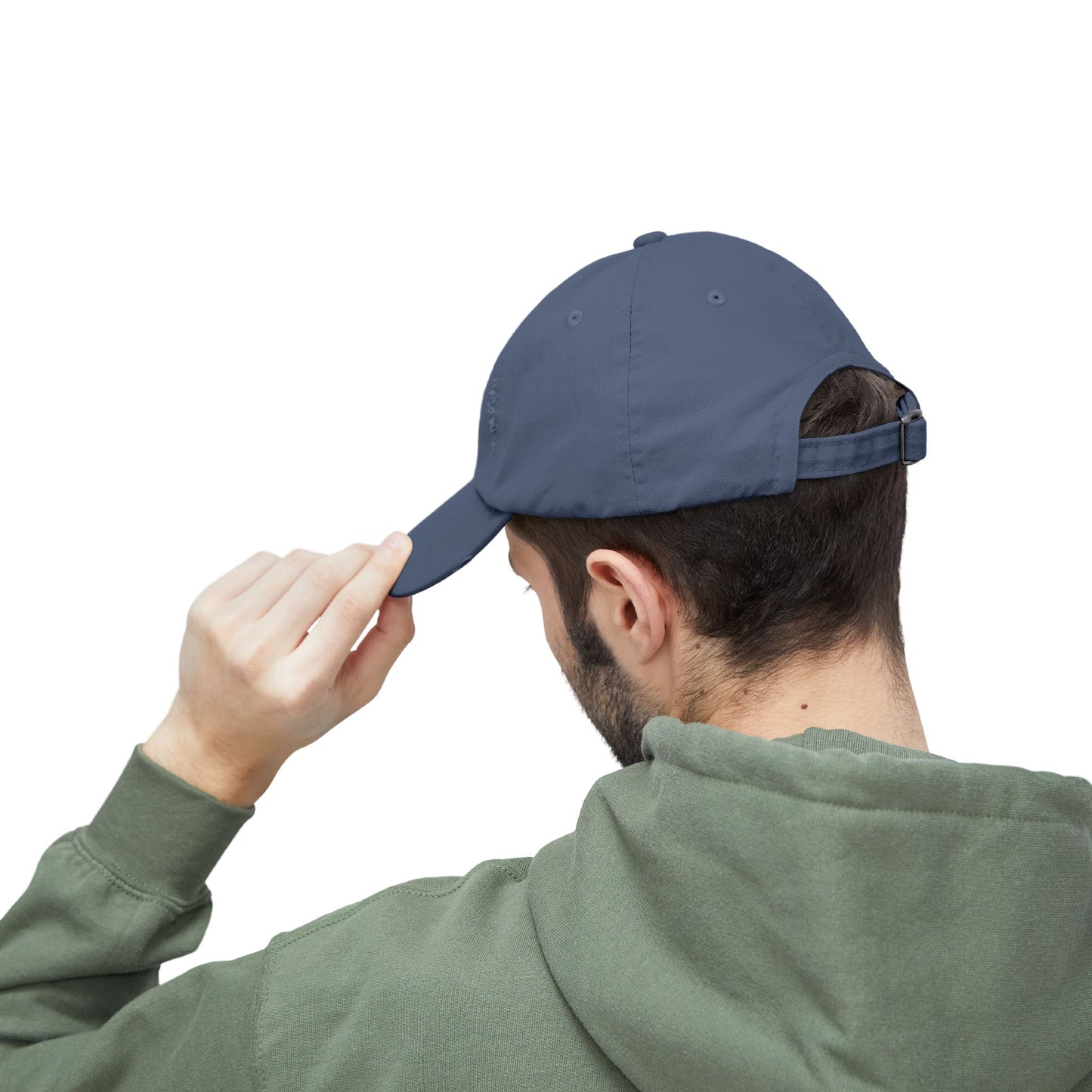 Distressed Sunset Cap — Vintage Solomons Chesapeake Panorama Dad Hat