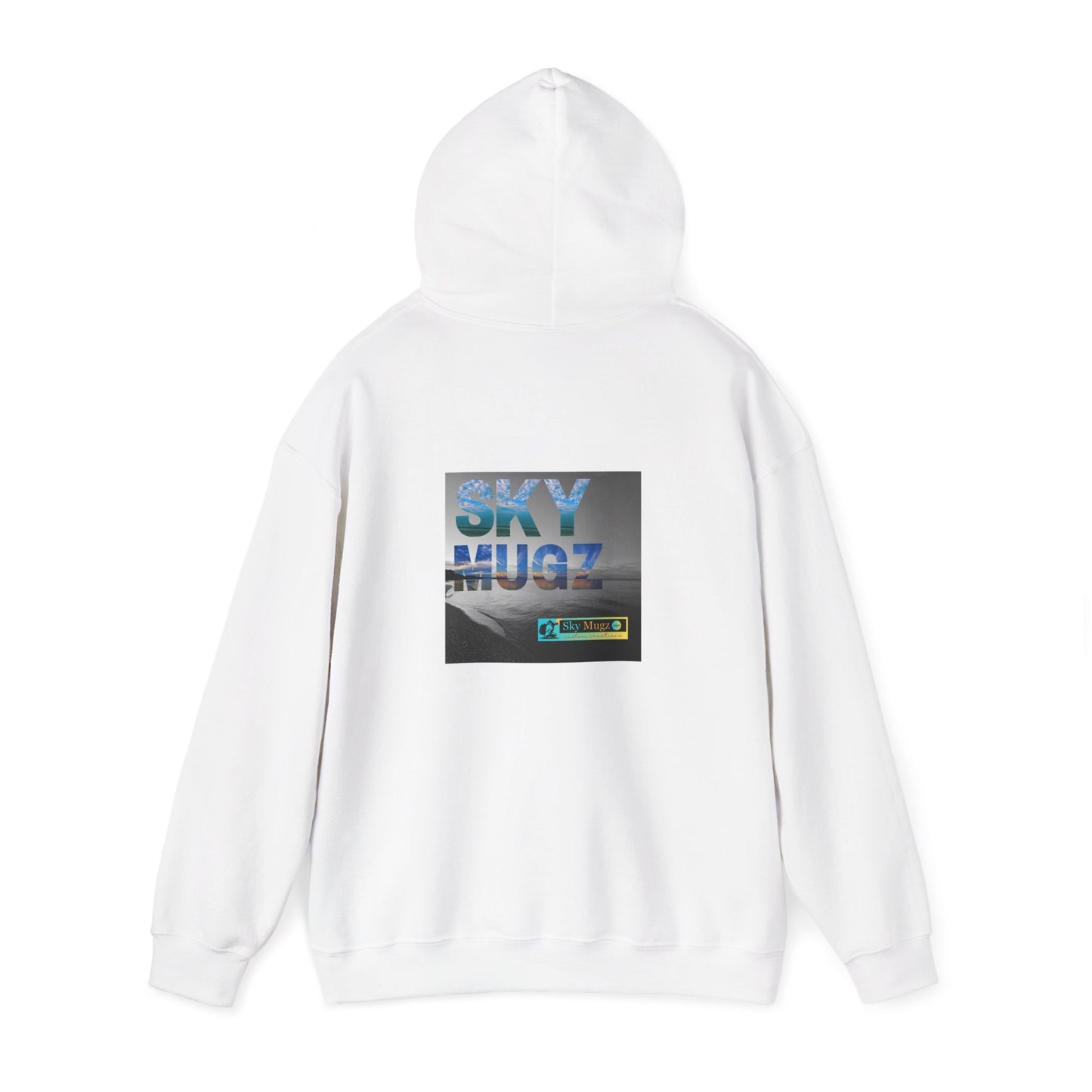 Blue Water Globe Droplet Graphic Hoodie
