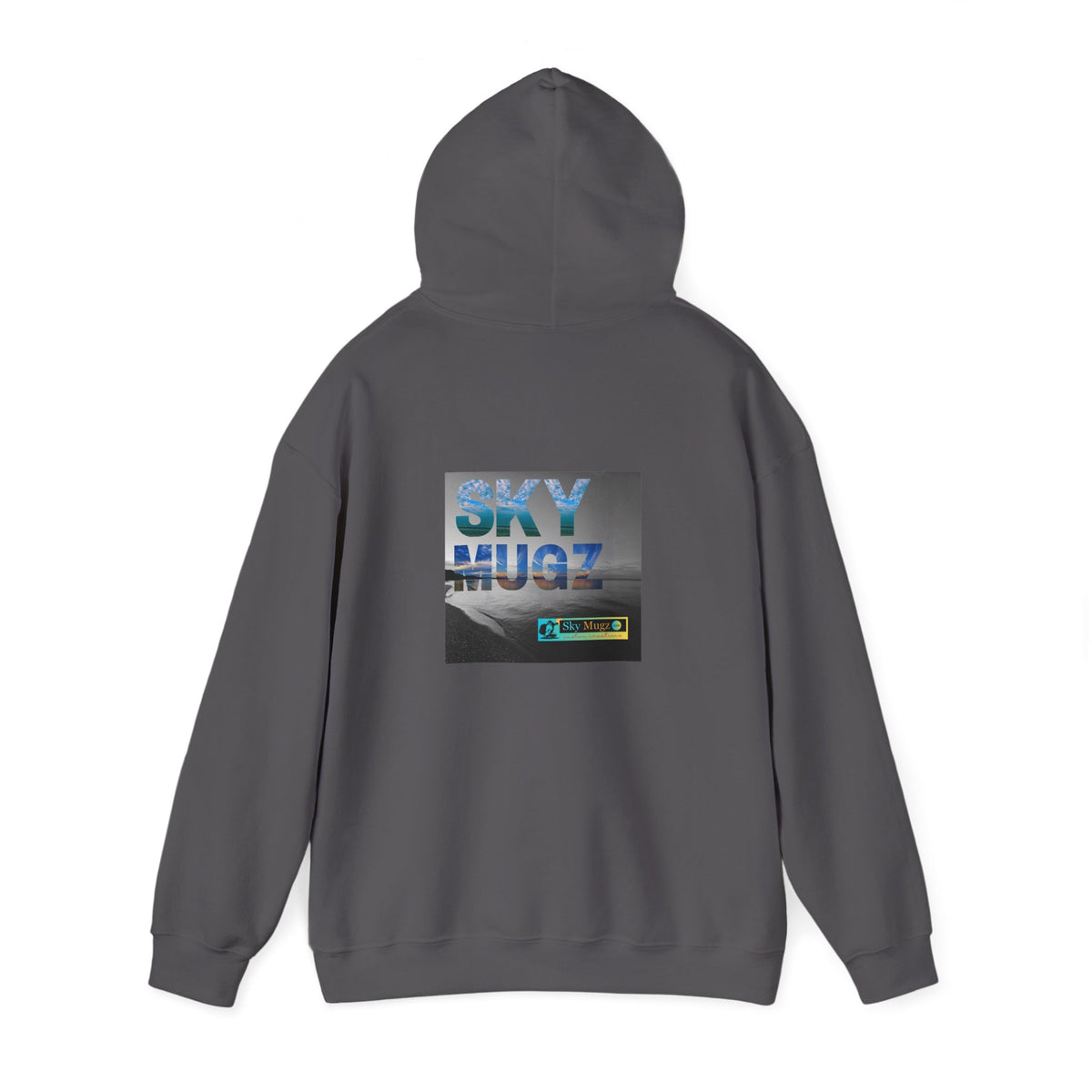 Blue Water Globe Droplet Graphic Hoodie