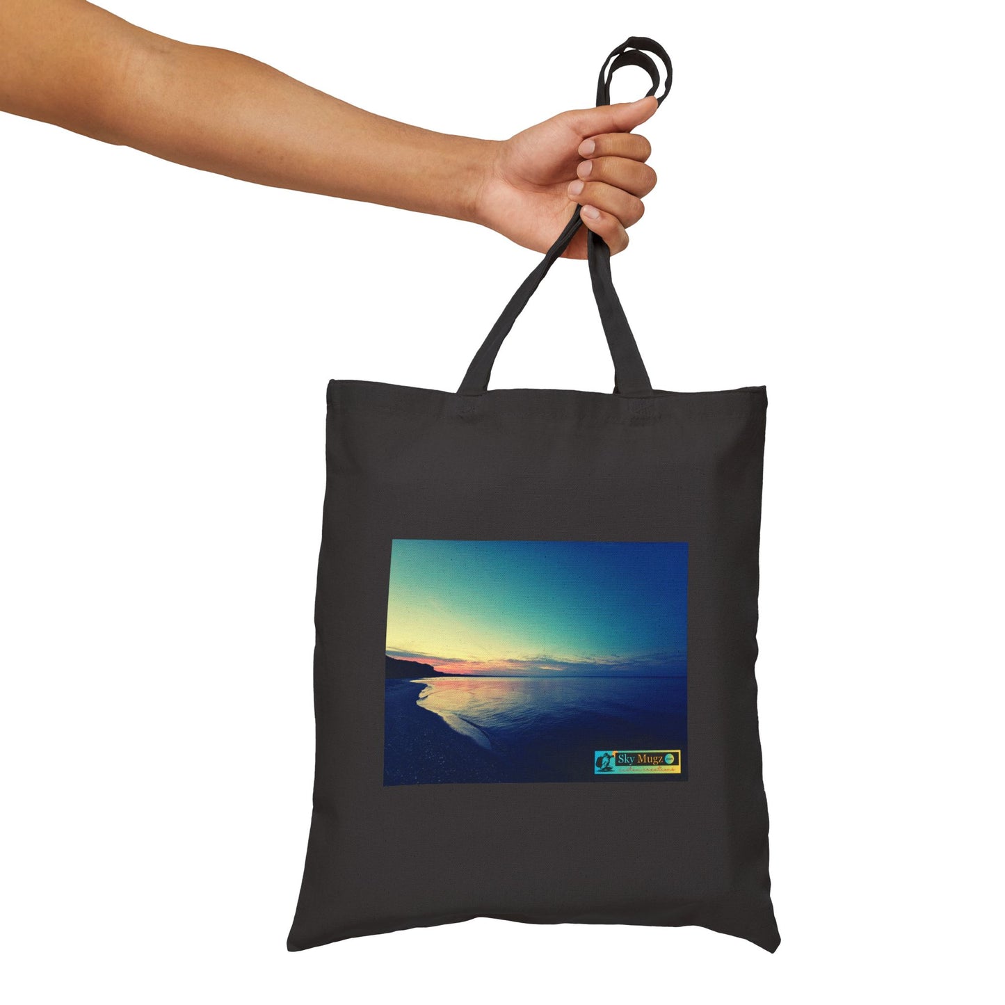 Sunset Sky Canvas Tote — "Sky High" Photo Print Cotton Bag