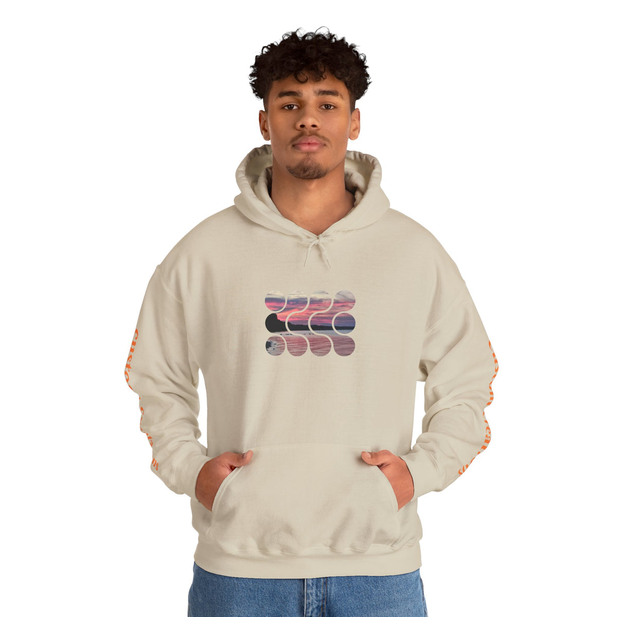 Retro Wave Graphic Hoodie