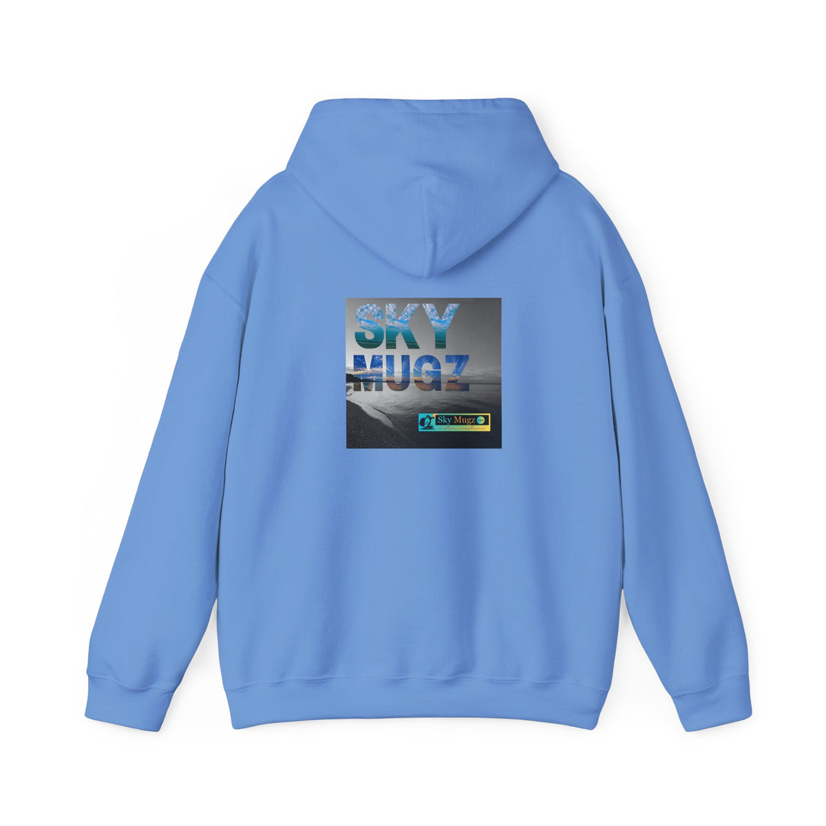 Blue Water Globe Droplet Graphic Hoodie