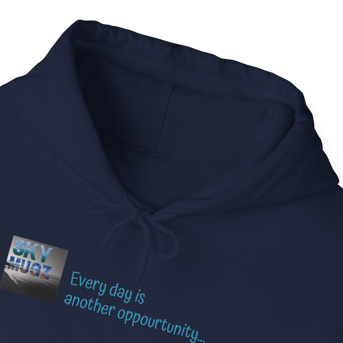 Painterly Sunset Over Water Graphic Hoodie