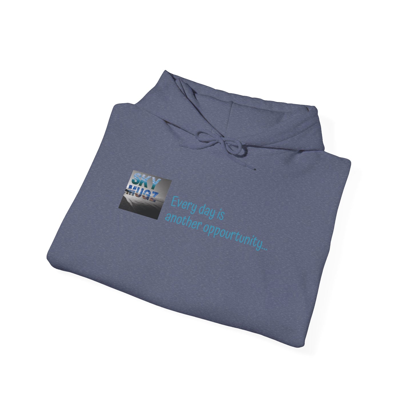 Painterly Sunset Over Water Graphic Hoodie