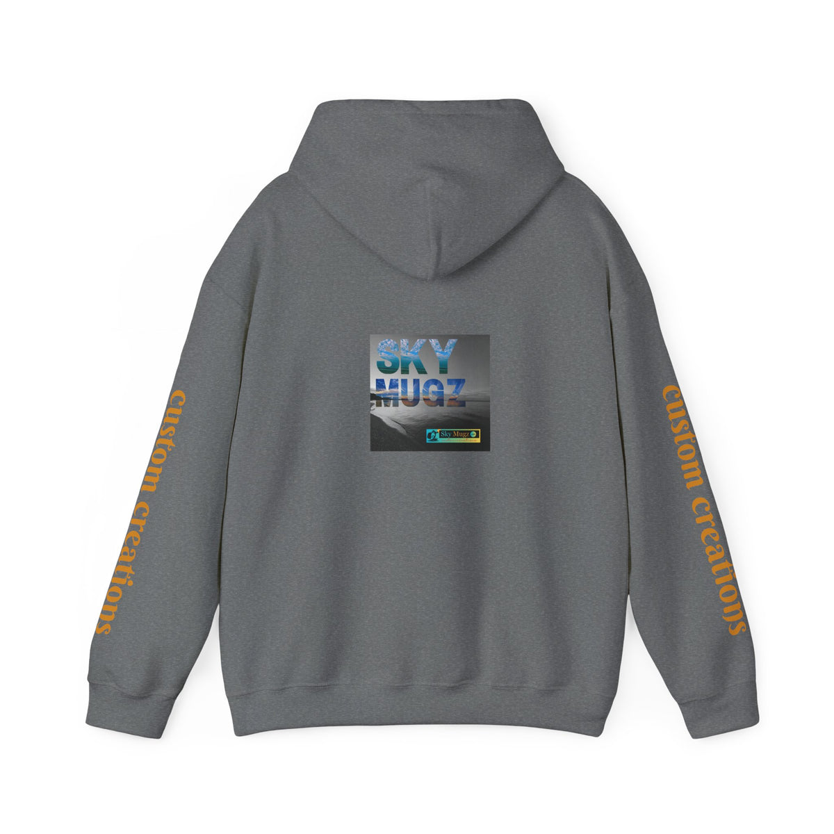 Blue Water Globe Droplet Graphic Hoodie