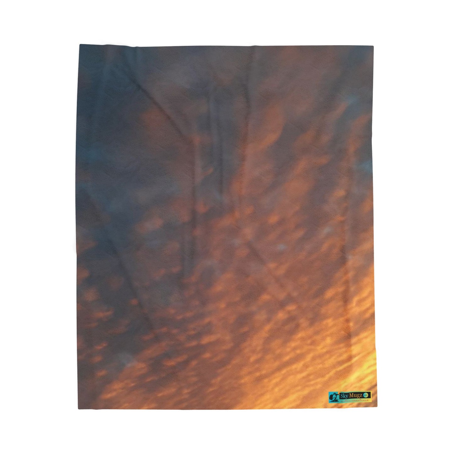 Autumn Sky, Velveteen Plush Blanket