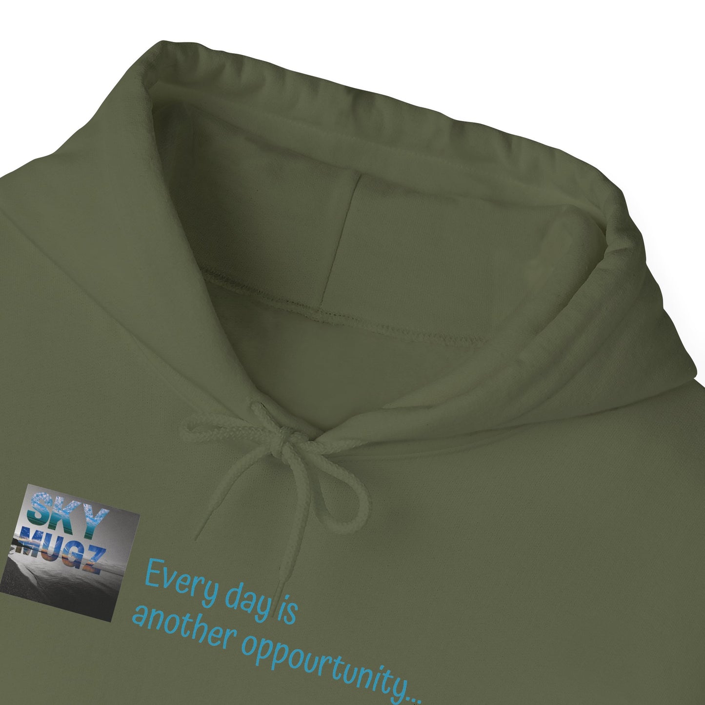 Painterly Sunset Over Water Graphic Hoodie