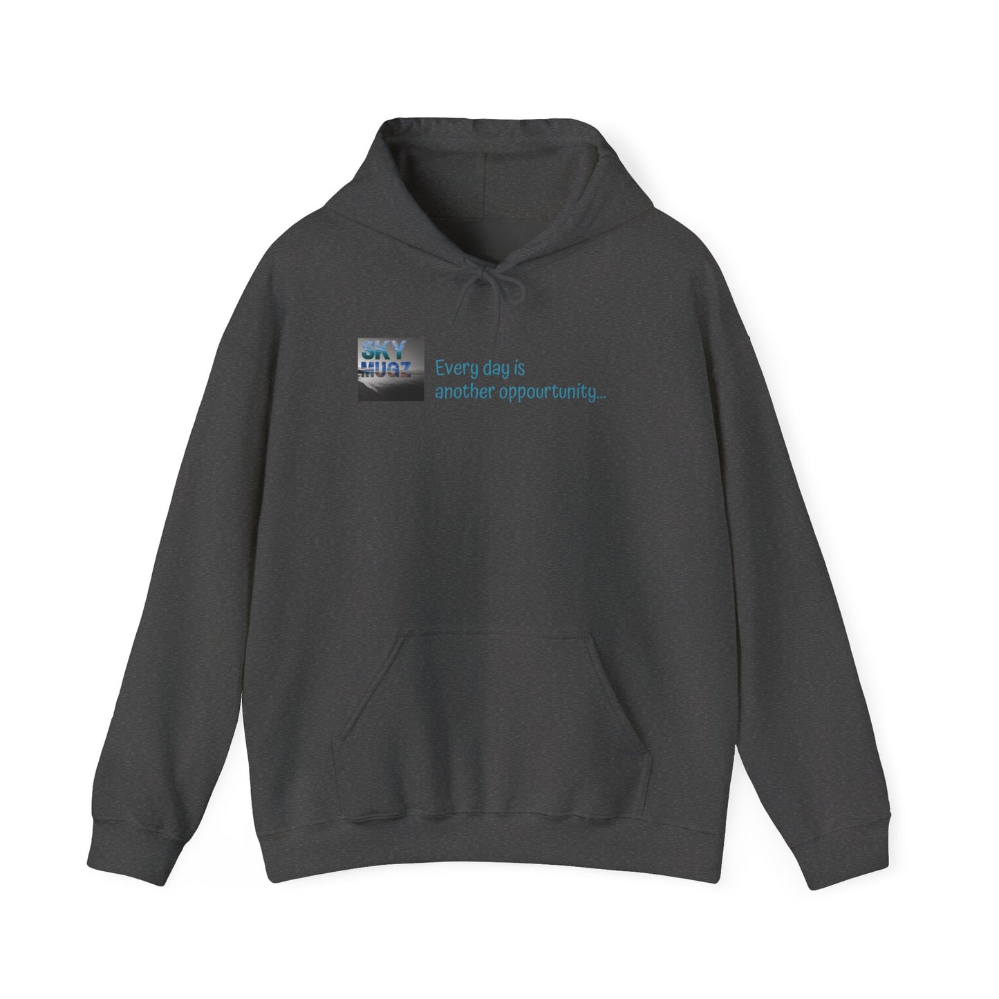 Painterly Sunset Over Water Graphic Hoodie
