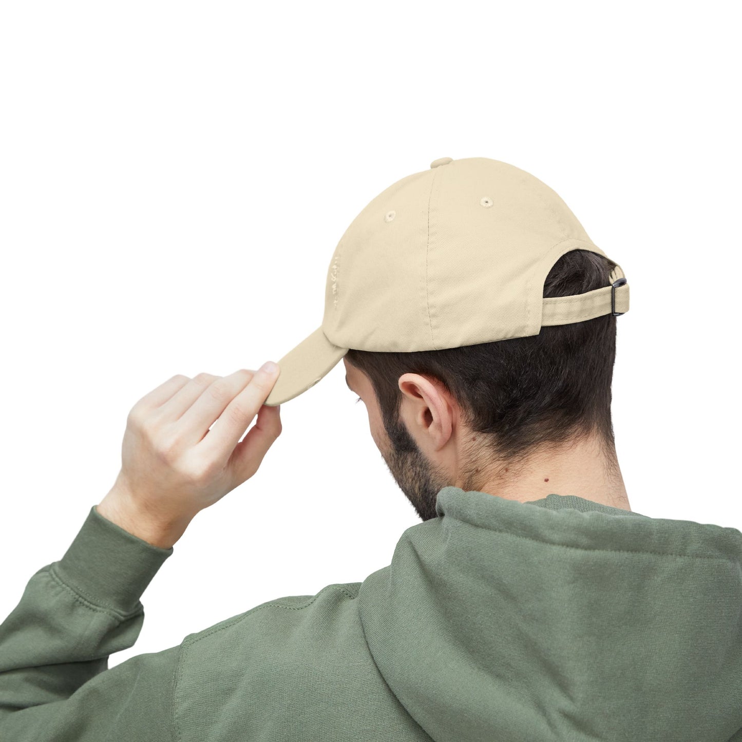 Distressed Sunset Cap — Vintage Solomons Chesapeake Panorama Dad Hat