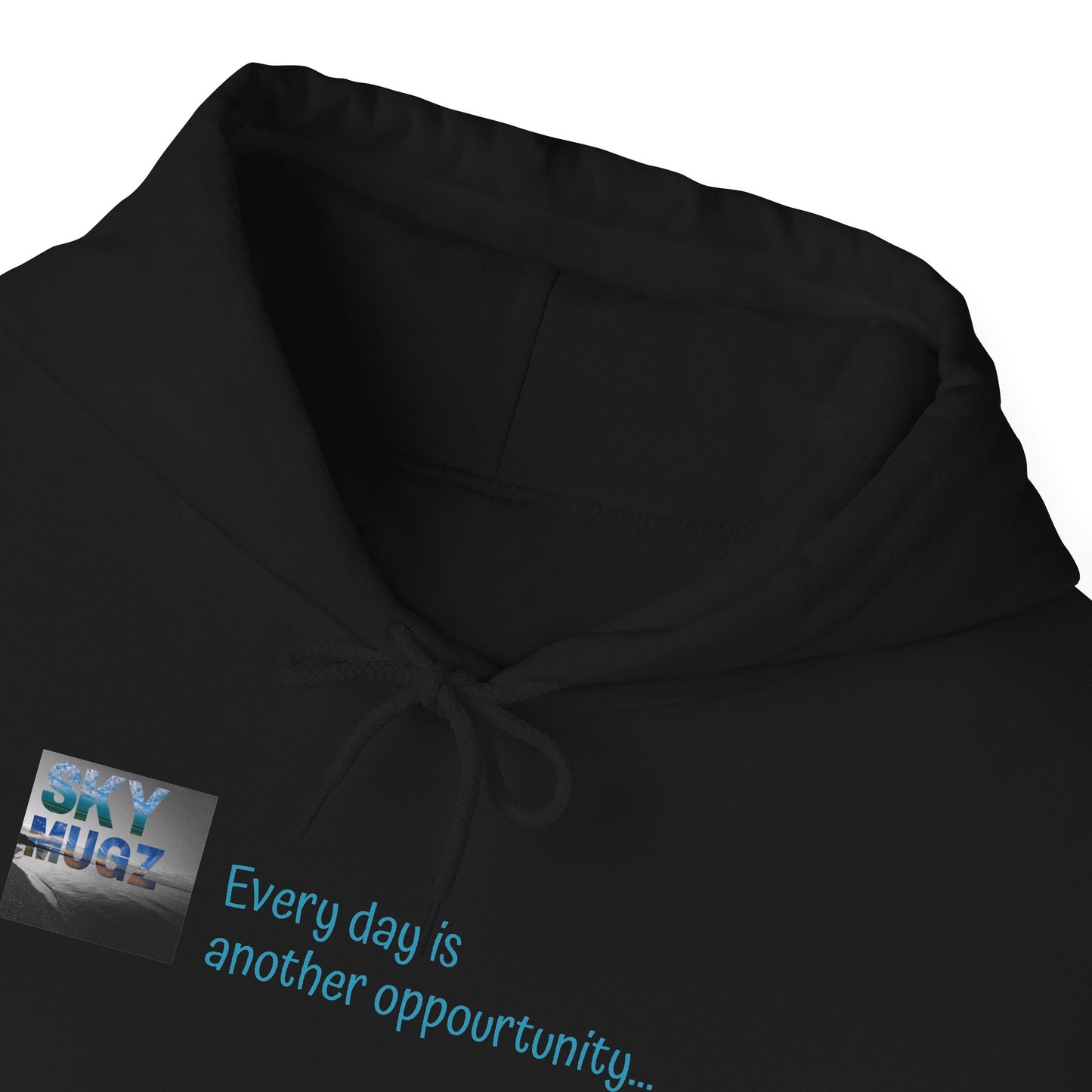Painterly Sunset Over Water Graphic Hoodie