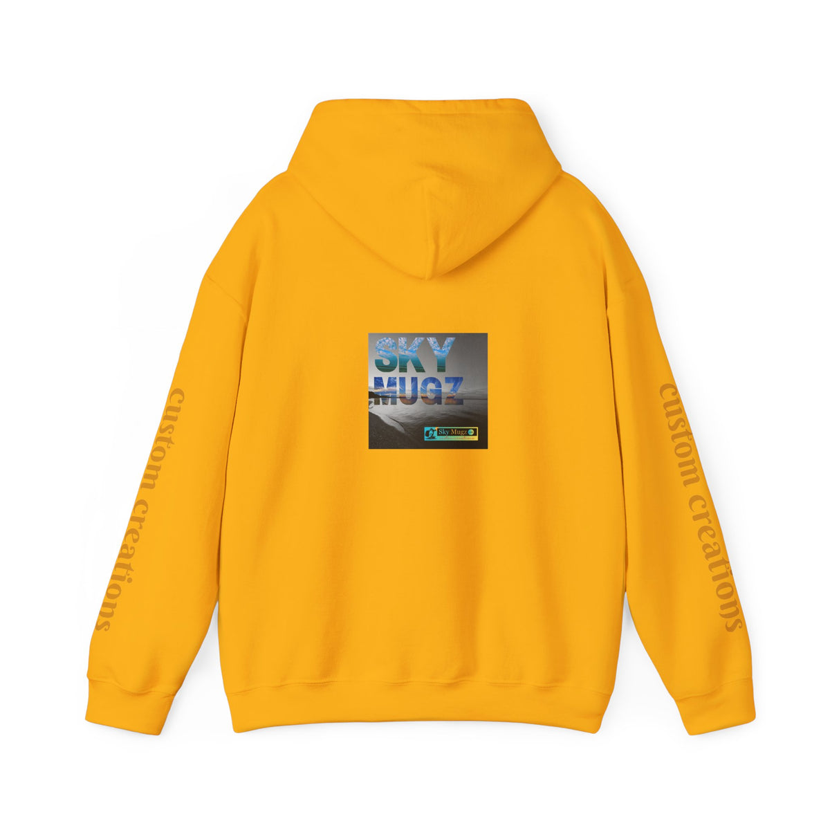 Blue Water Globe Droplet Graphic Hoodie