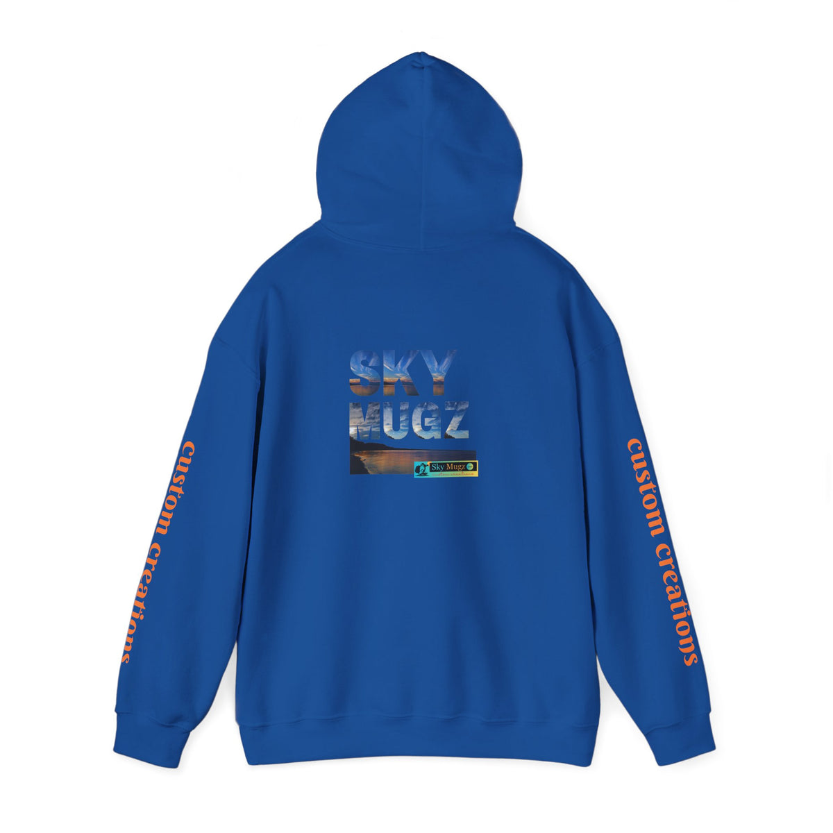 Cool Teal Deep Sea Graphic Hoodie