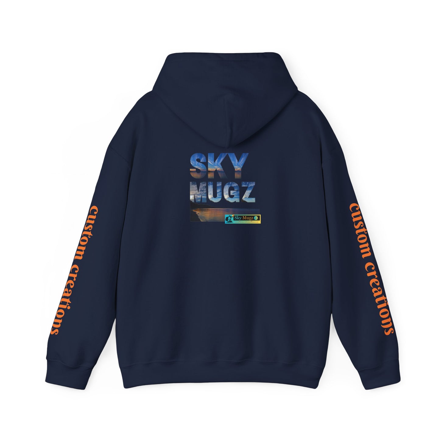 Cool Teal Deep Sea Graphic Hoodie
