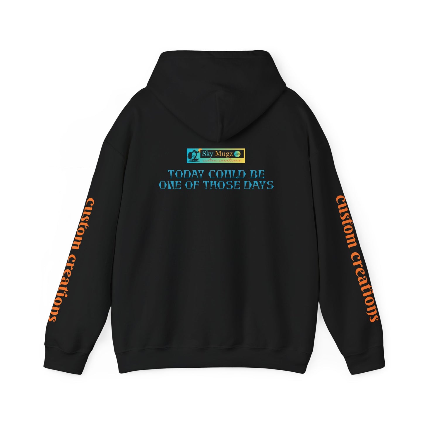 Retro Wave Hoodie — 'Today Could Be One of Those Days' Graphic Pullover