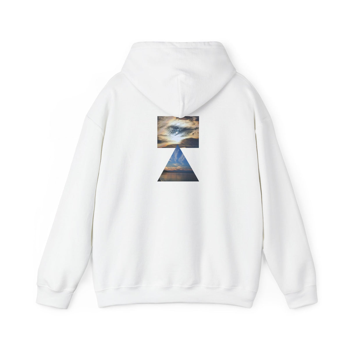 Sunset Horizon Block Letter Graphic Hoodie