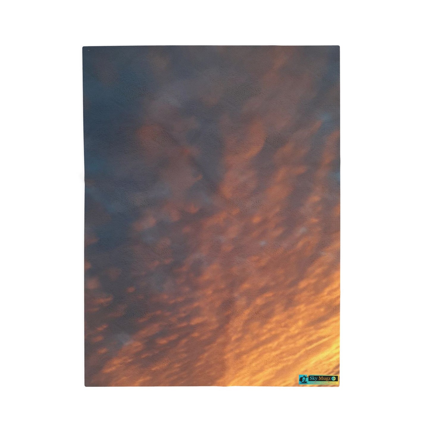 Autumn Sky, Velveteen Plush Blanket
