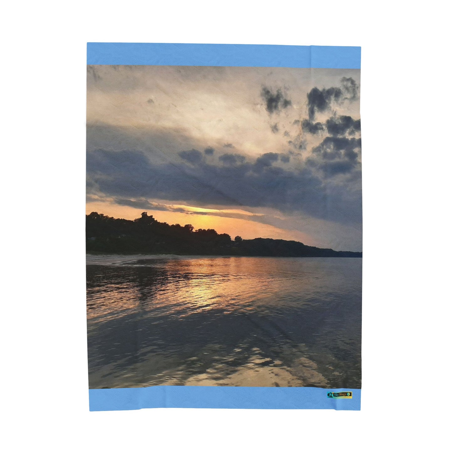 Moment Of Serene, Velveteen Plush Blanket
