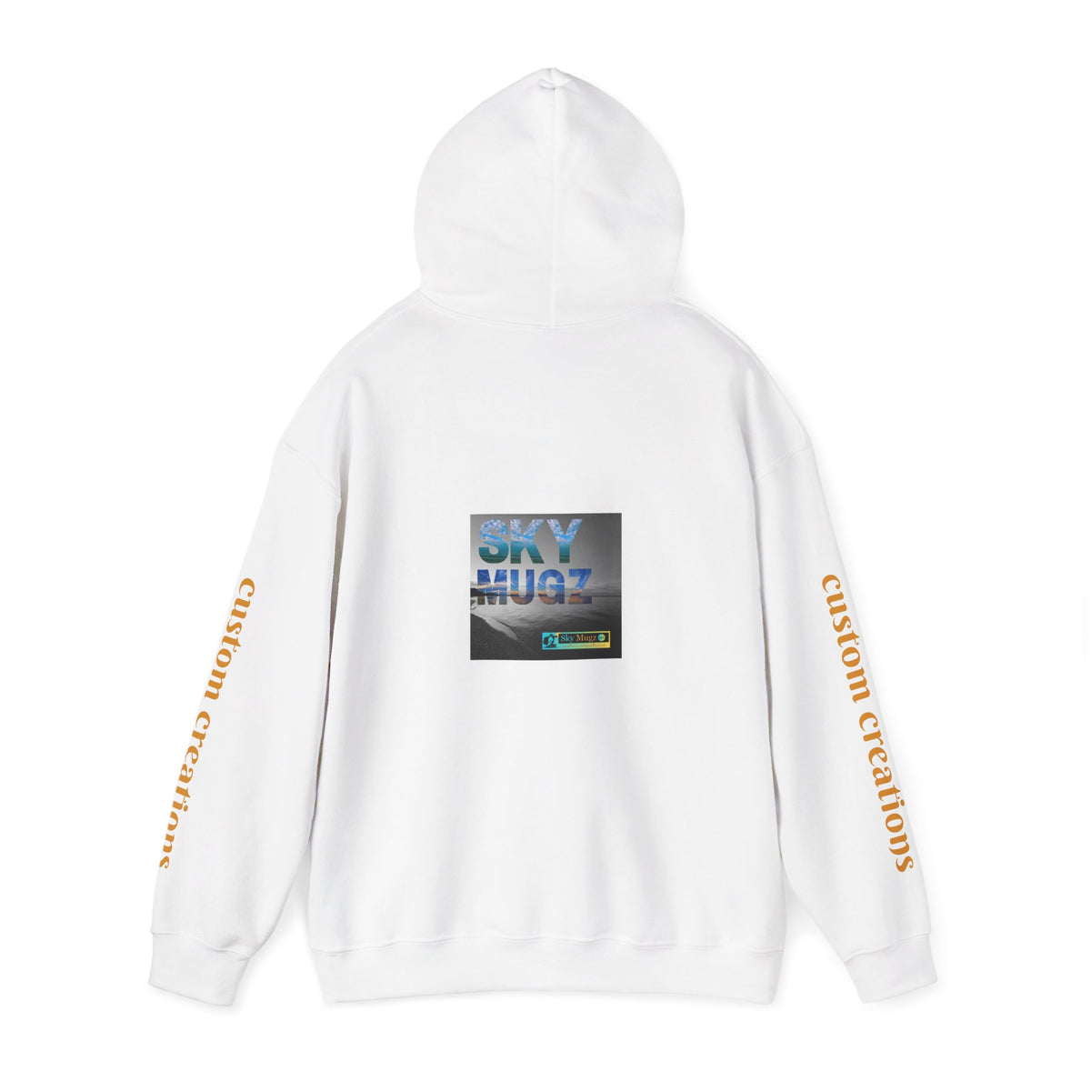 Blue Water Globe Droplet Graphic Hoodie