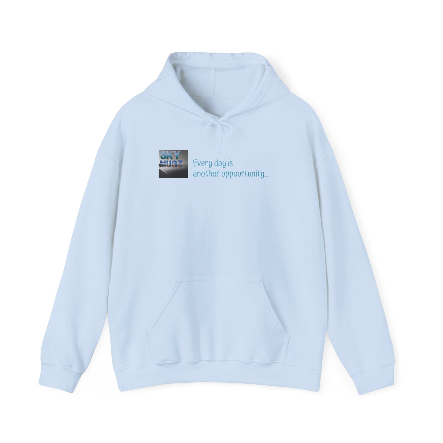 Painterly Sunset Over Water Graphic Hoodie