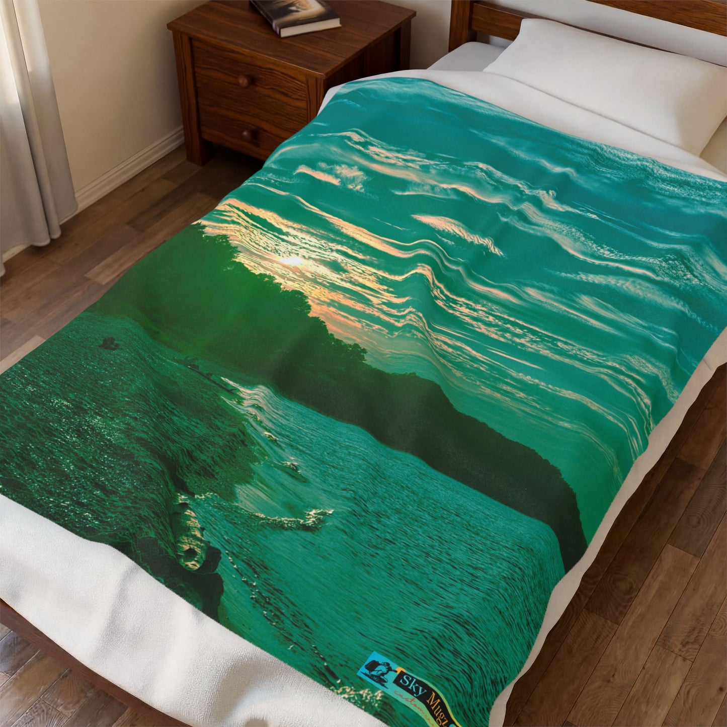 Painted Stark Harmony, Velveteen Plush Blanket