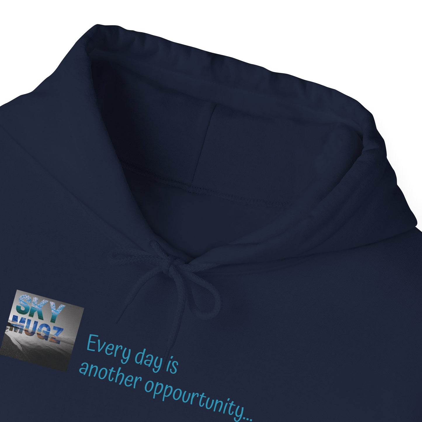 Sunset Cross Hoodie – 'Every day is another opportunity' Inspirational Graphic Hoodie