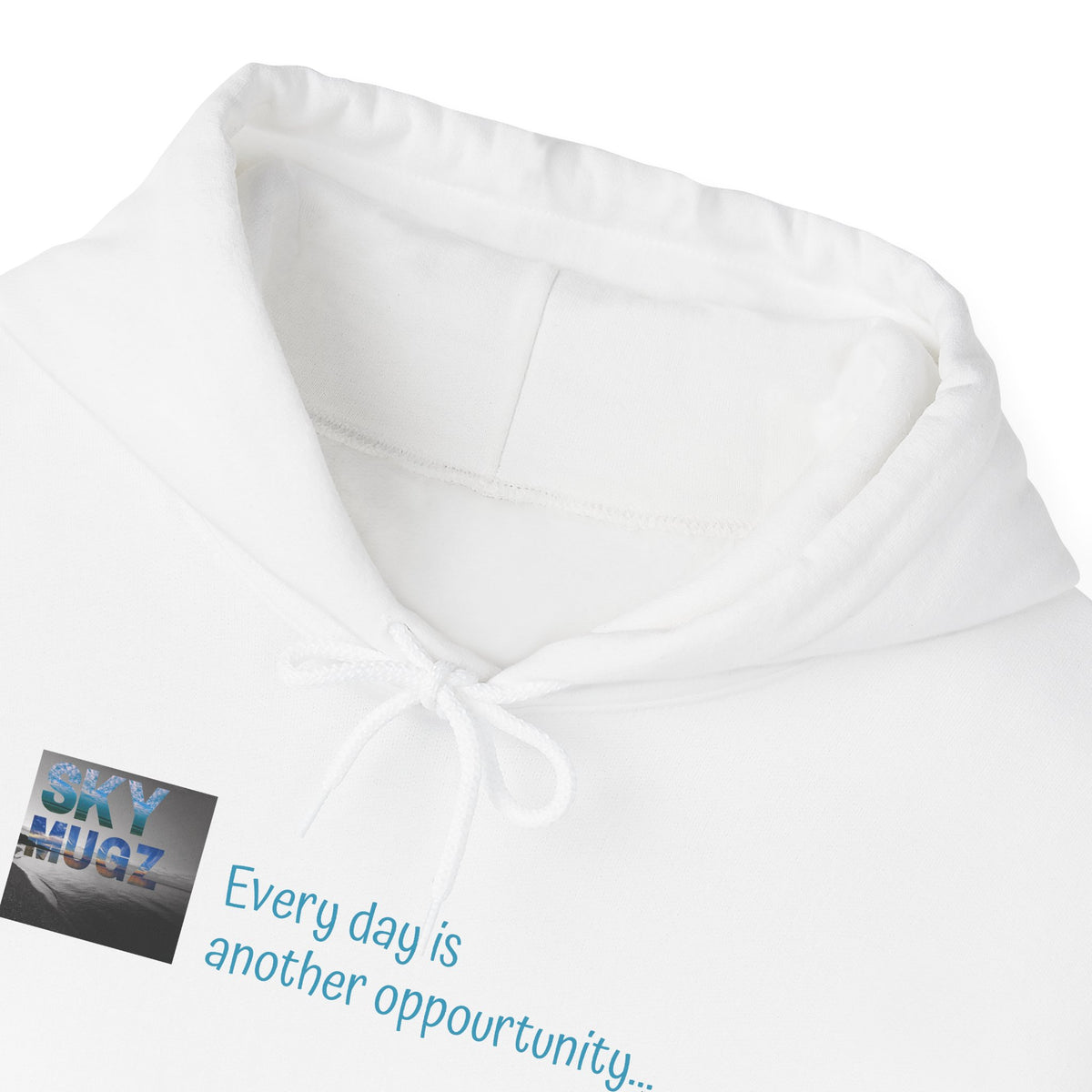 Painterly Sunset Over Water Graphic Hoodie