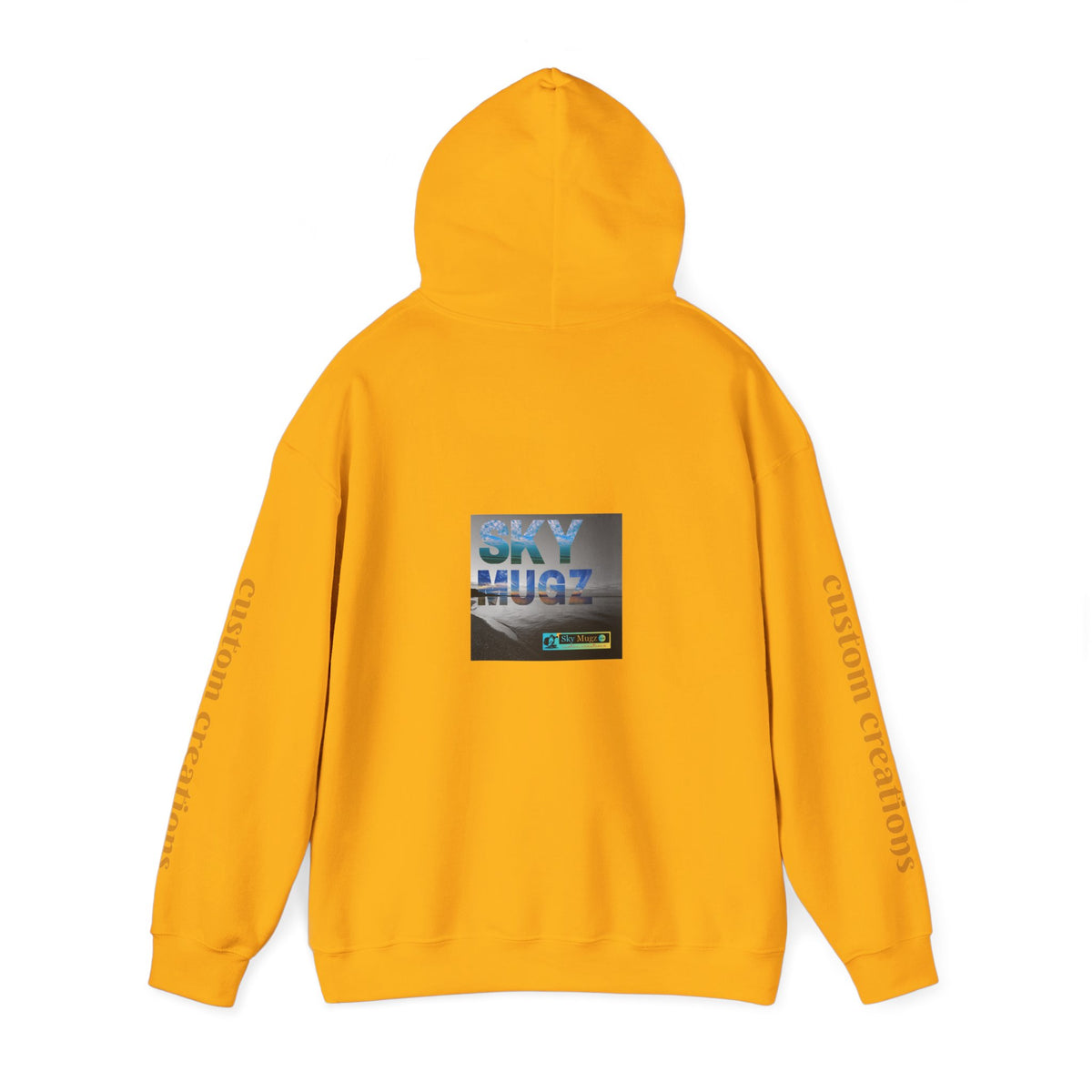 Blue Water Globe Droplet Graphic Hoodie