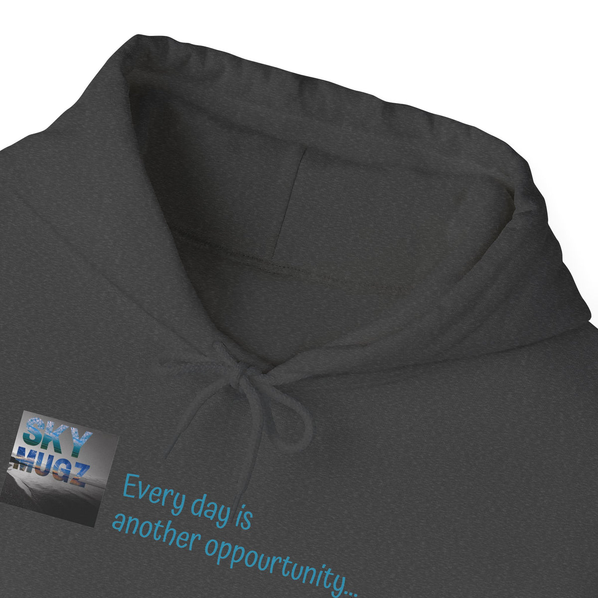 Painterly Sunset Over Water Graphic Hoodie