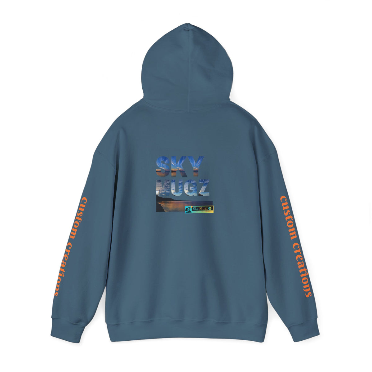 Cool Teal Deep Sea Graphic Hoodie