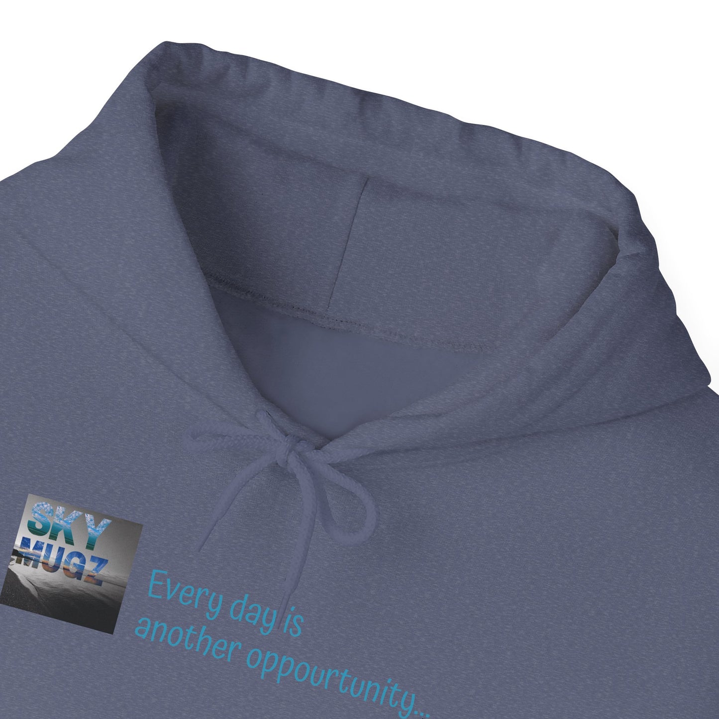 Sunset Cross Hoodie – 'Every day is another opportunity' Inspirational Graphic Hoodie